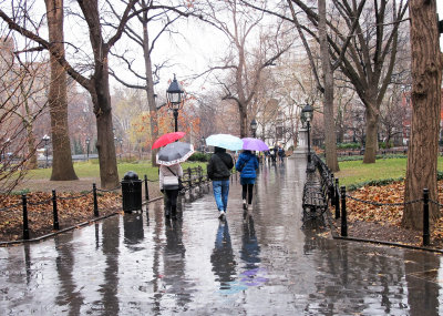 December 29, 2013 Photo Shoot - Mostly Washington Square Area in Rain