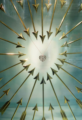 Anticipating Valentine's Day - Tiffany Window