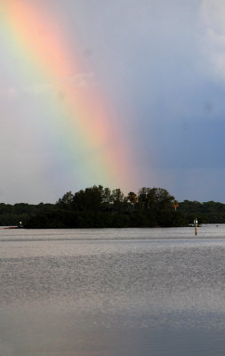 Rainbow Over St Joseph's Sound