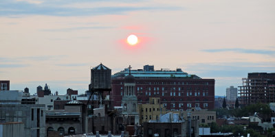 Setting Sun Over Greenwich Village