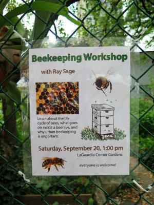 Bee Keeping Workshop for People's Climate Watch Event