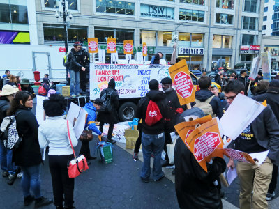 October 21-22, 2014 Photo Shoot - Mostly Union Square Demonstration & Farmers Market