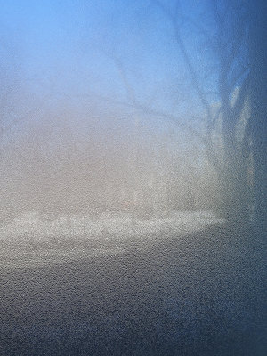 Park View Through NYU Grey Galley Window Condensation