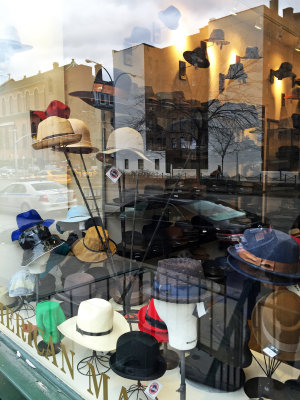 City Hats with Skyline Reflecton