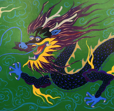 Dragon Mural Detail 