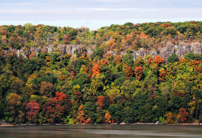 Palisades Fall Colors above the Hudson River