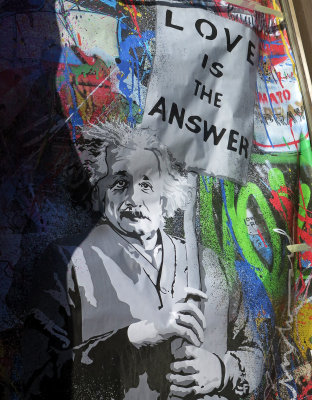 Einstein Poster - Love is the Answer