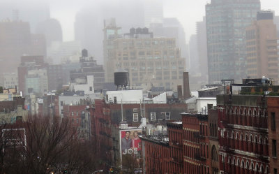 Greenwich Village, SOHO & Downtown Manhattan Fog