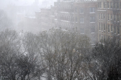 January 22-23, Photo Shoot - Snowstorm LaGuardia Place Greenwich Village NYC