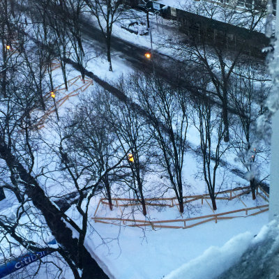 January 24, 2016 Photo Shoot - iPhone6+ LaGuardia Place Snow Scenes