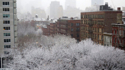 February 5, 2016 Photo Shoot - Snow Washington Square Area Gardens, Greenwich Village NYC