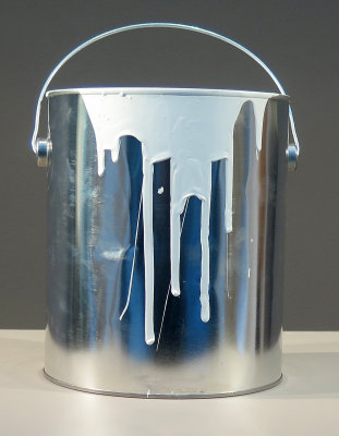 Pencil Skyscraper Skyline on a Paint Bucket