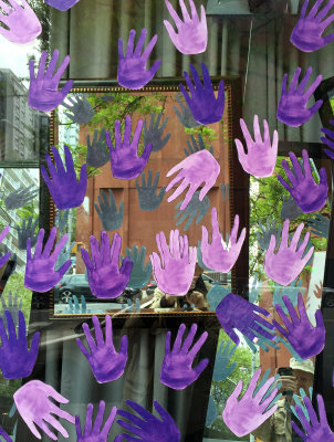 NYU Student Art & Politics Window Display