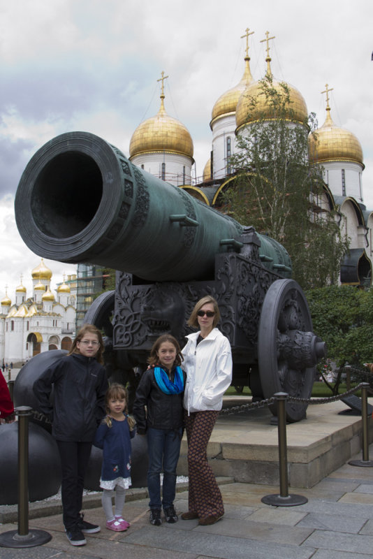 Tzar Cannon, Kremlin, Moscow.