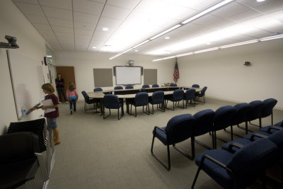 One of many conference rooms.