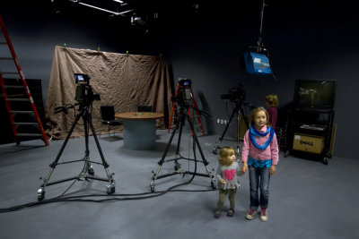 TV/radio studio.