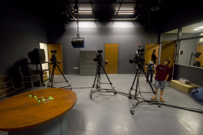 TV/radio studio.