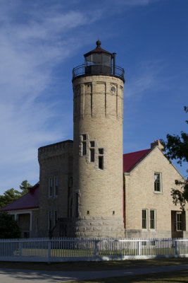 The Old Mackinac Point Lighthouse.