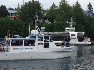 Diving in Tobermory.