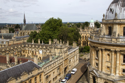 View from St. Mary Church, Oxford.