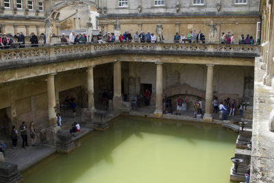 Roman baths, Bath.