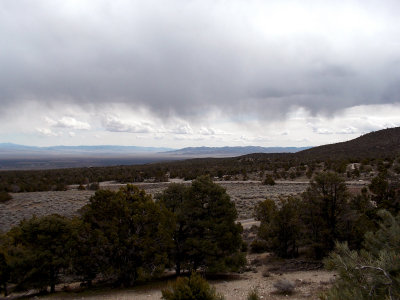 View from Lehman Caves Visitor Center towards Baker