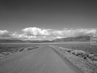 Road off 93 to Cherry  Creek in B&W
