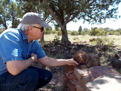 Casey goes to Shoofly Indian Ruins