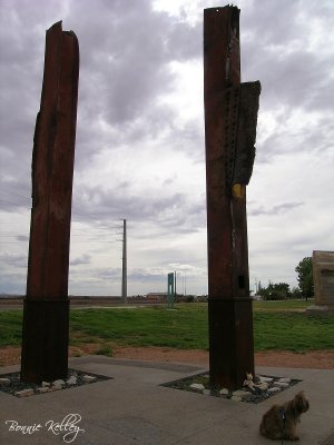 911 Memorial at Winslow, AZ. Those are beams from the World Trade Center
