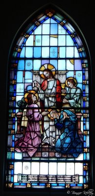 Stained Glass Window in San Jose Church