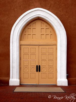 Old San Miguel Mission door