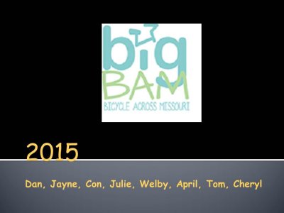 Big Bam Ride 2015