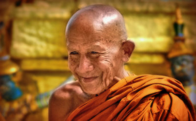 Monk, Bangkok, Thailand