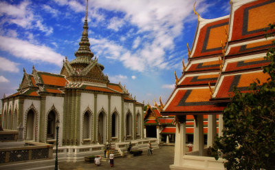 Wat Phra Kaew, Bankgok, Thailand