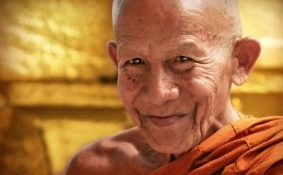 Monk in Bangkok, Thailand