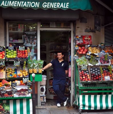 Grocery store,  Rue des Rosiers