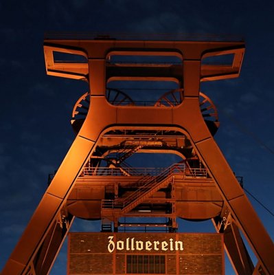 Winding tower of the coal mine Zollverein