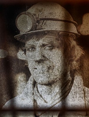 Portrait of a coal miner