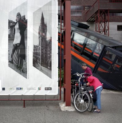 Billboard ad for the recent photo exhibition Ruhr region A-Z at Ruhr Museum, Essen