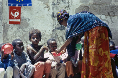 Refugee camp, South of Mogadishu, 1993