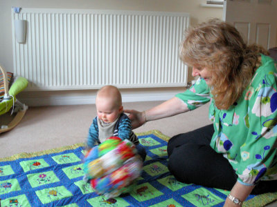 Nanny & Harry playing