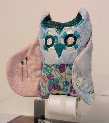 sparkly owl sewing kit