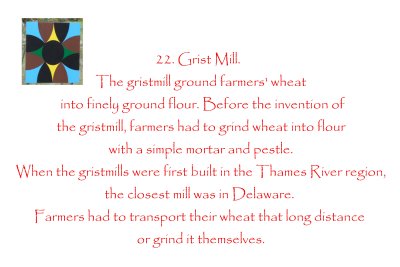 Grist Mill description