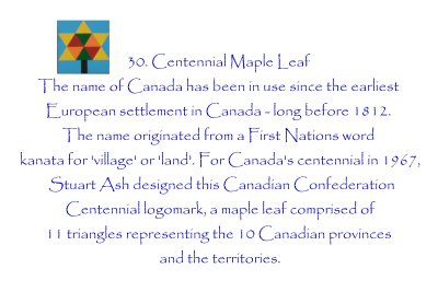 Centennial Maple Leaf description