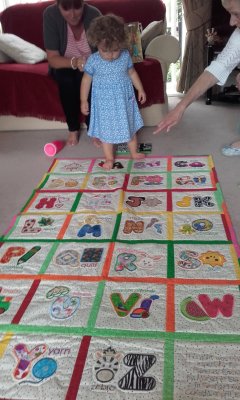 Florence's Alphabet Quilt