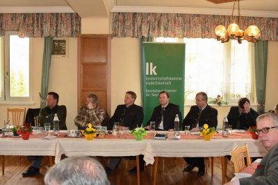 Das Podium des Kammertages in Gutenstein