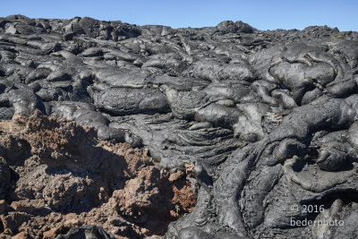 pahoehoe and a'a lava