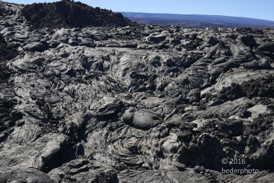2016  Mauna Loa north slope...... Pahoehoe  lava