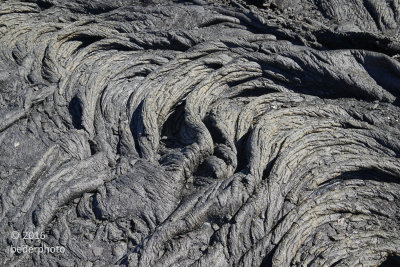 Pahoehoe ropy texture  