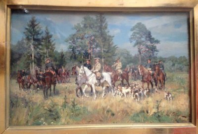 The Hunting Party by Willhelm Velten (1847-1929)